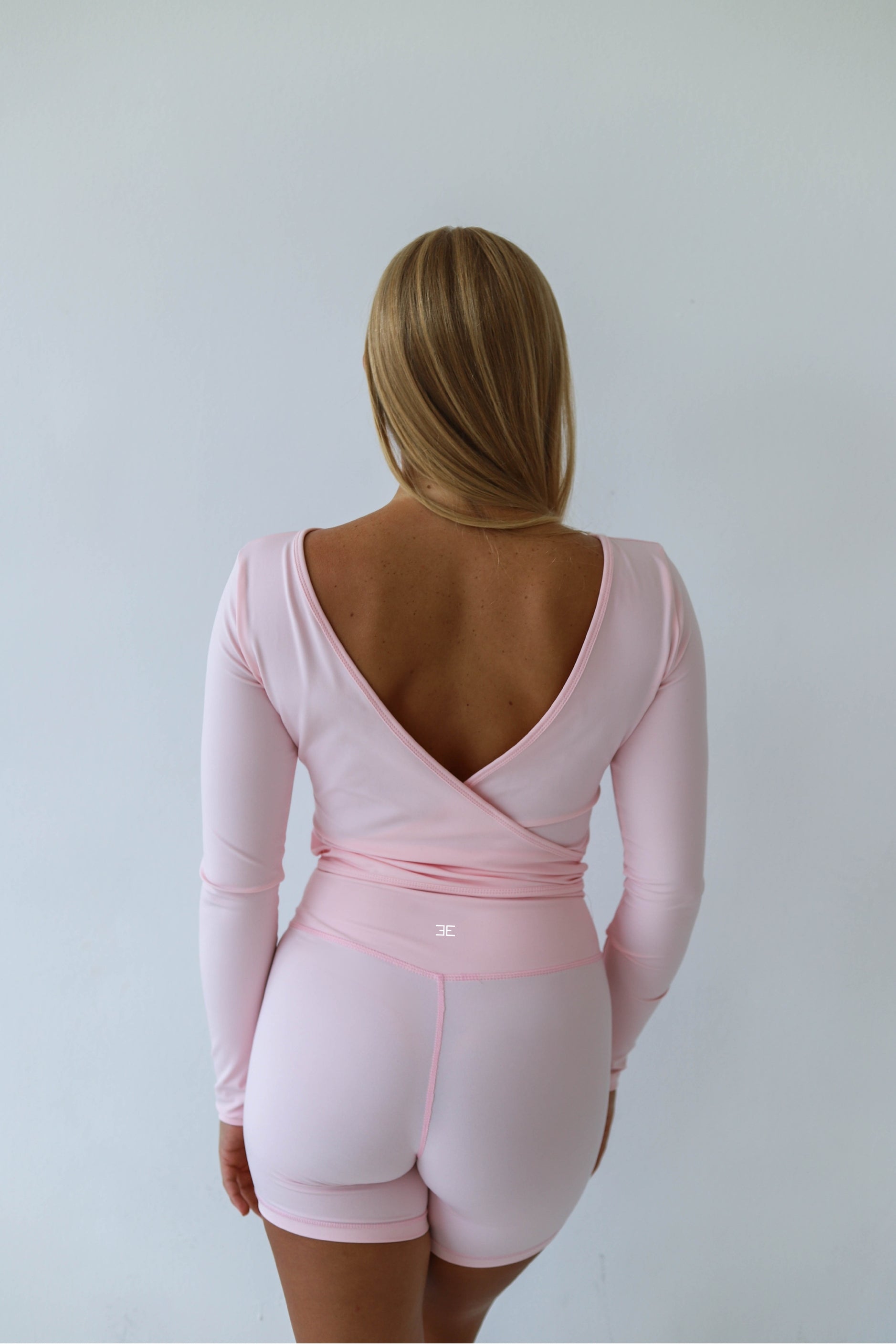 Second Skin Soft Pink High Waist V-shaped Pilates Shorts
