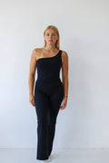 Second Skin Black High Waist Flare Flare Pilates Leggings