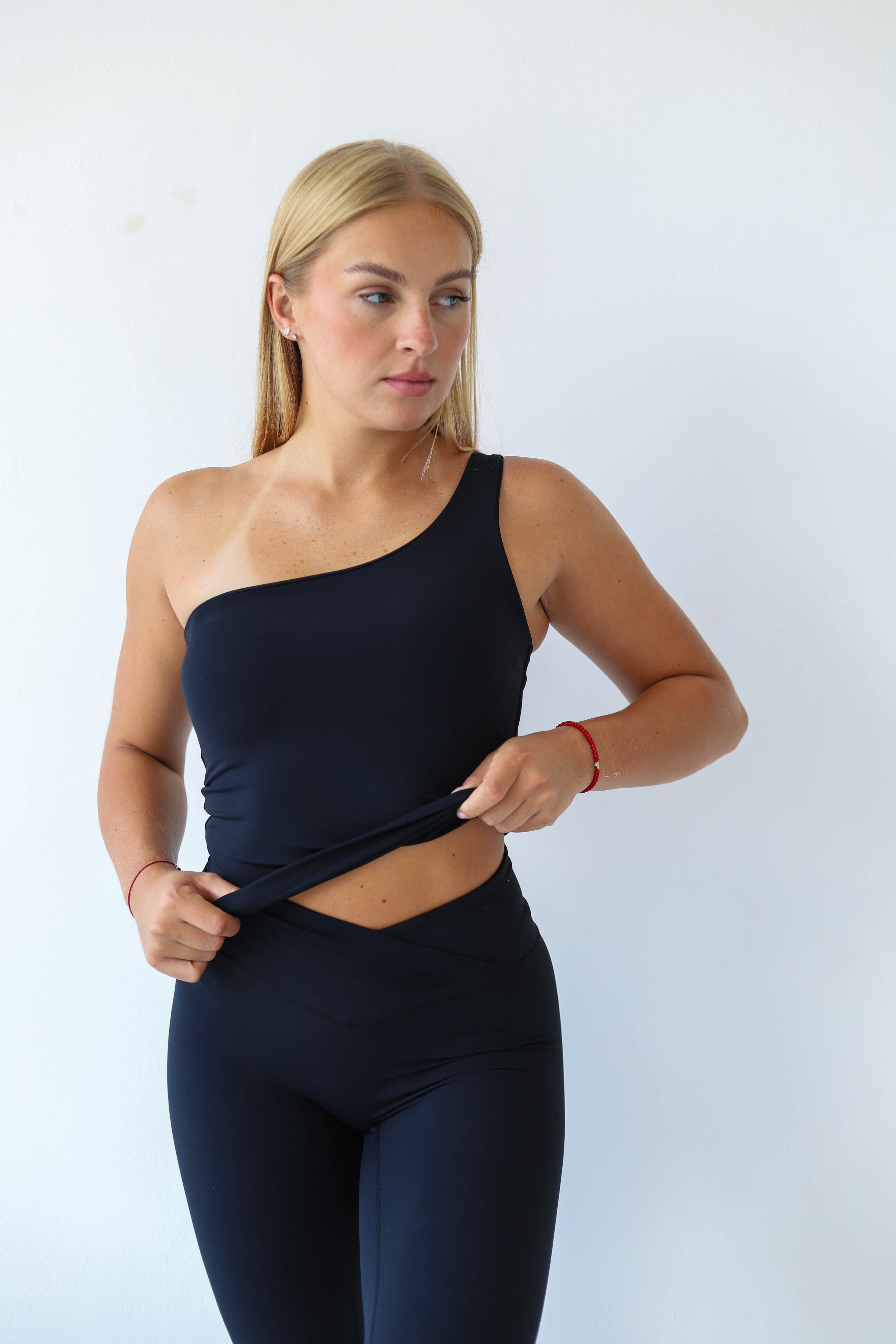 Second Skin Black High Waist Flare Flare Pilates Leggings