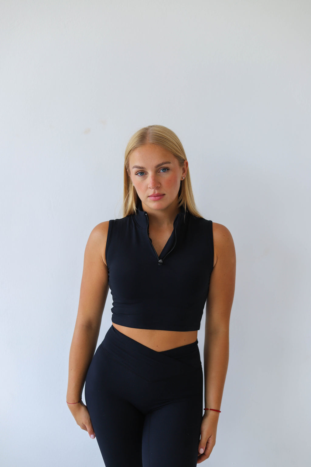 Second Skin Black High Waist V-Rise Pilates Leggings